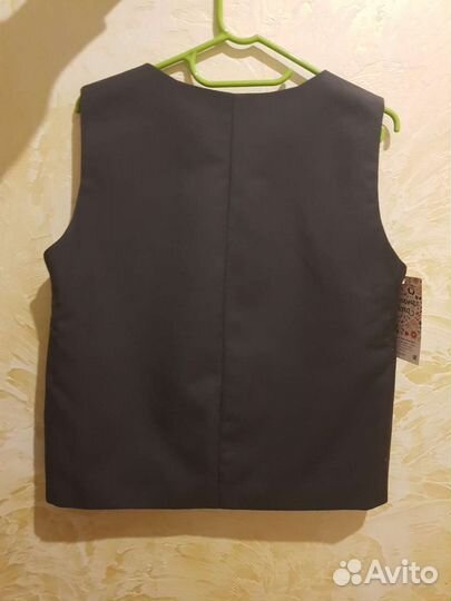 Жилет и юбка, комплект школьный