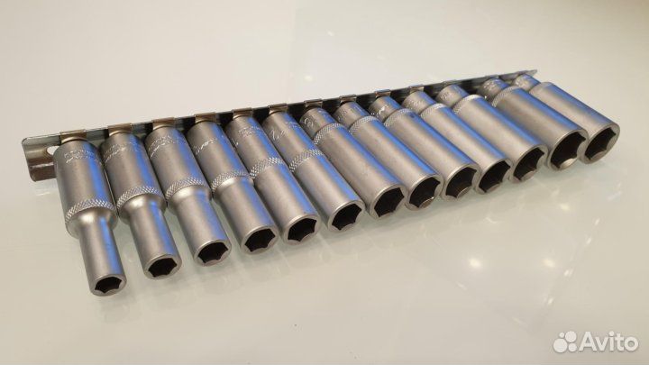 Набор головок удлиненных 6-гранных 3 /8