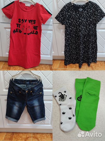 Одежда для девочки 8-12 лет пакетом