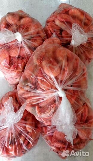 Морепродукты креветки, лангустины