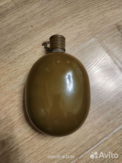 Фляга армейская с чехлом