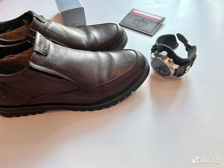 Ботинки мужские зимние 41 размер натуральная кожа