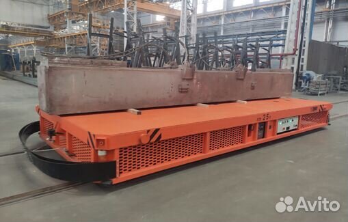 Передаточная тележка на рельсовом ходу для завода