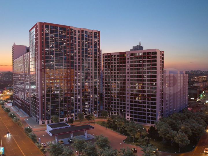 2-к. квартира, 38,6 м², 8/27 эт.