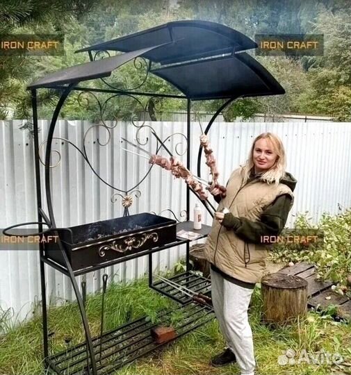 Мангал со столиком