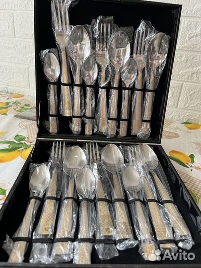 Набор столовых приборов бронь