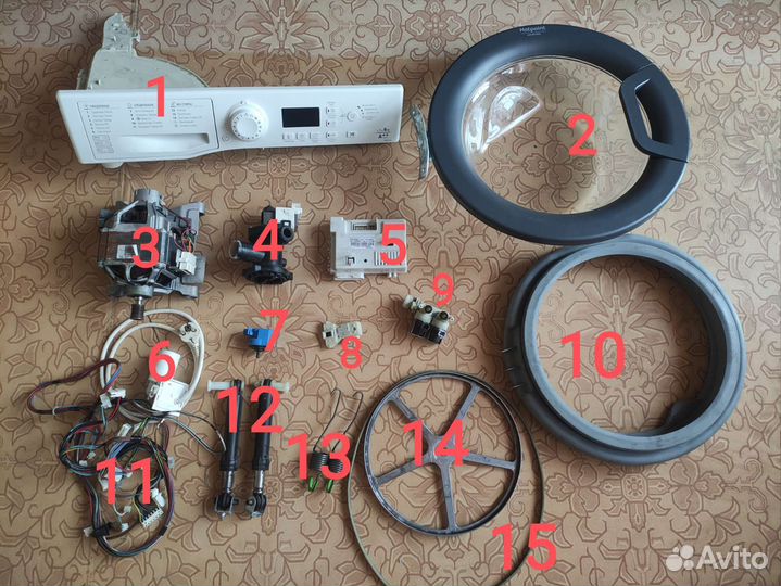 Запчасти для стиральной машинки Hotpoint wmsg 622