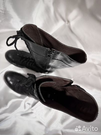 Берцы натуральная кожа 38 nero giardini