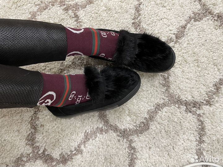 Зимние лоферы