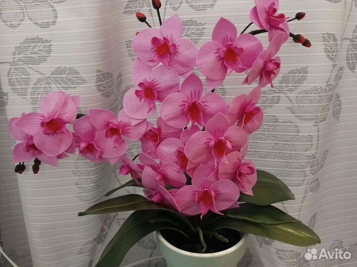 Светильник орхидея ручной работы