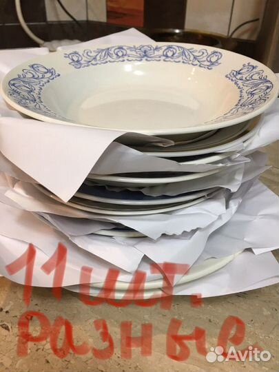 Тарелки времён СССР. Дулево, зик