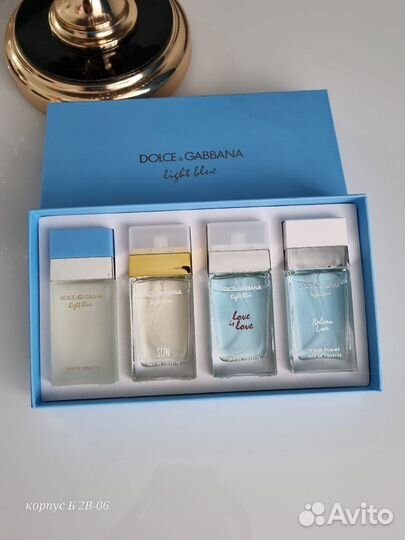 Подарочный набор dolce & gabbana Light Blue, 4*30