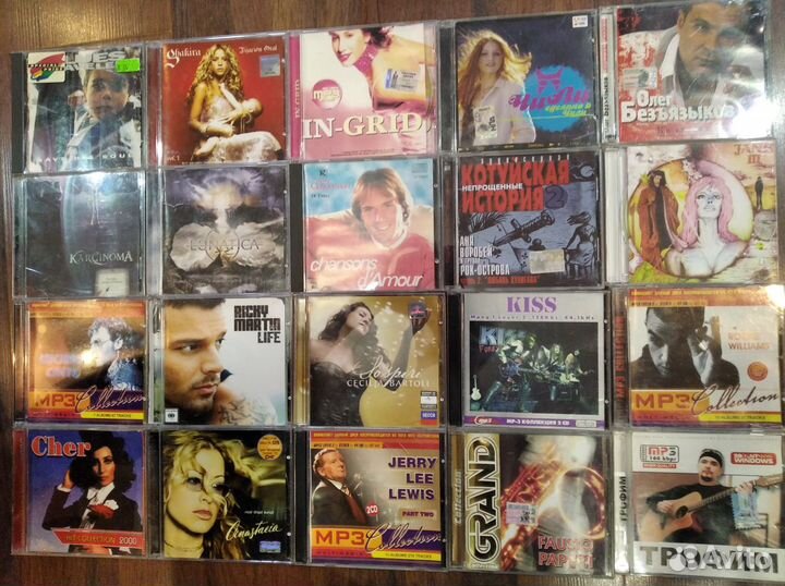 Диски CD и MP-3 (рок поп шансон)(2)