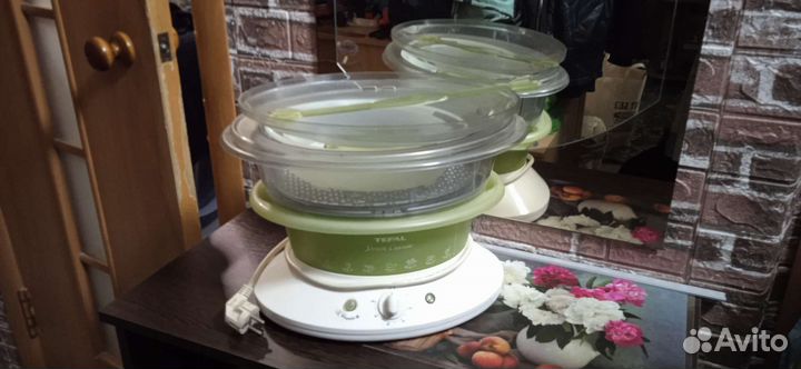 Пароварка tefal бу