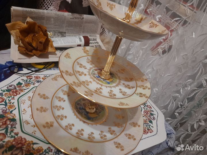 Ваза для фруктов форфор чехия