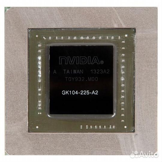 Видеочип nvidia GK104-225-A2 GTX760 с разбора нере