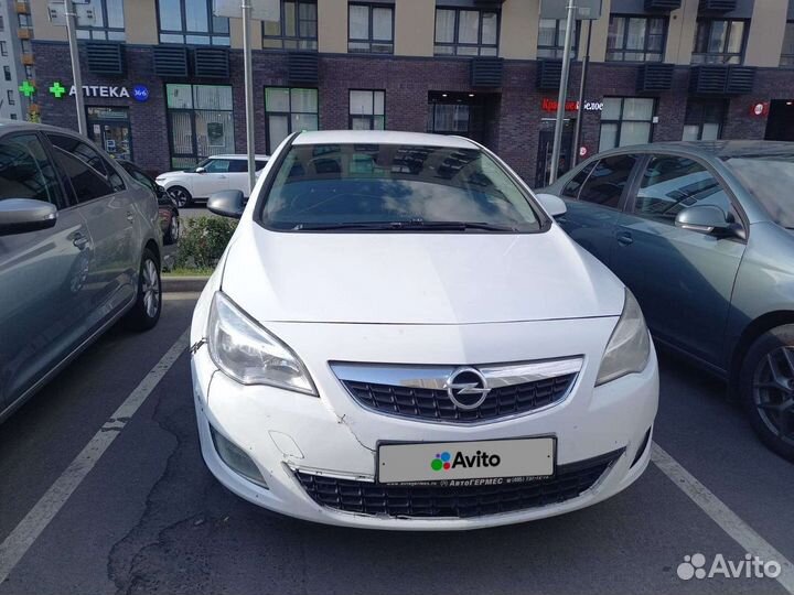 Opel Astra 1.6 AT, 2011, 164 000 км