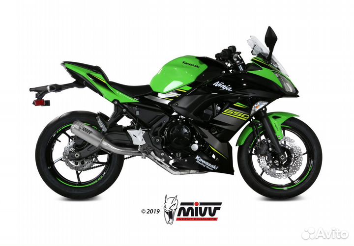 Выхлоп Глушитель Kawasaki Ninja 650 Z650 Mivv