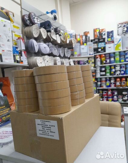 Скотч малярный 24мм 40м 36шт в упаковке