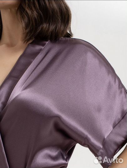 Шелковый халат