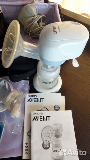 Молокоотсос avent электрический