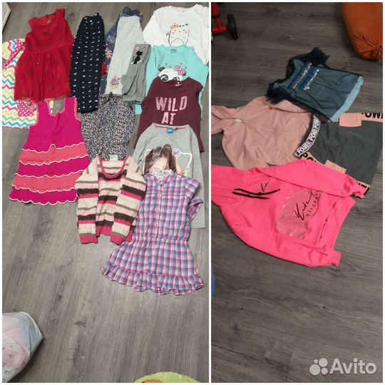 Пакет вещей на девочку рост 116 см