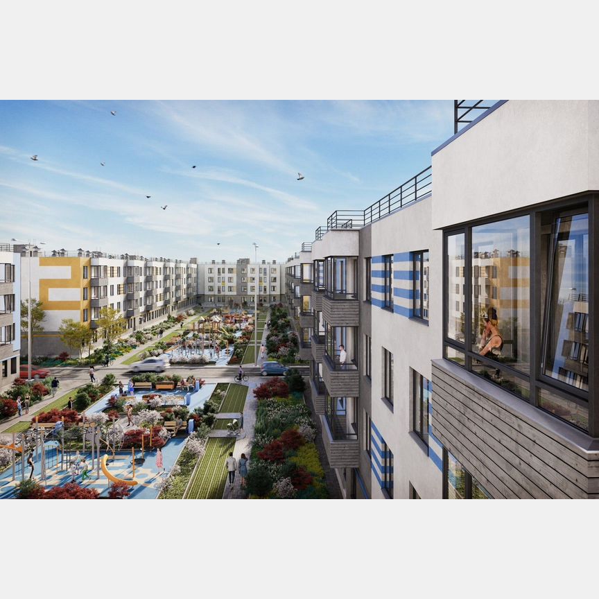 2-к. квартира, 61,6 м², 1/4 эт.