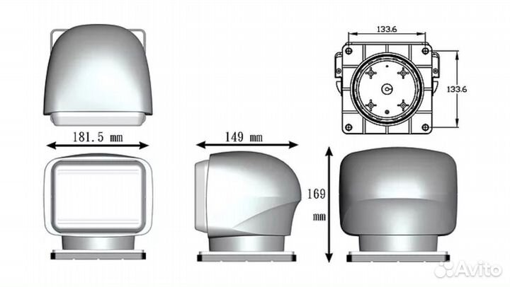 Прожектор морской