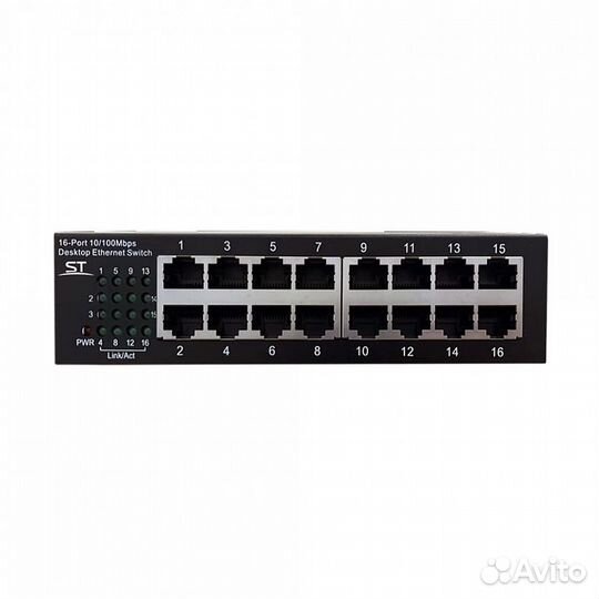 Коммутатор на 16 Ethernet портов ST-ES161M (без бп