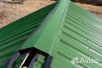 Конек, парапет, отлив