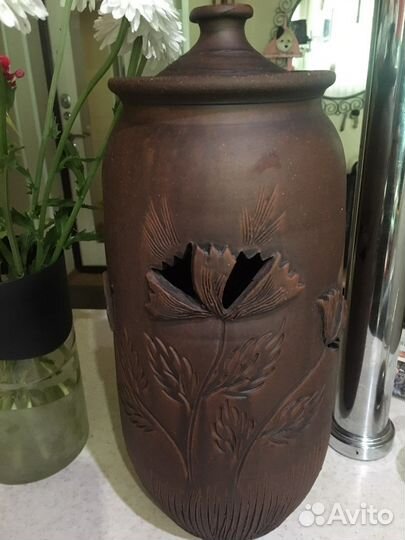 Ваза керамическая ручной работы