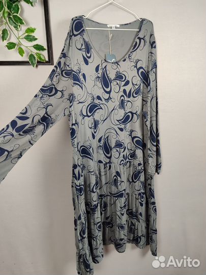 Трикотажное платье из вискозы Австралия р.56