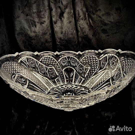 Хрустальная ваза, салатик СССР