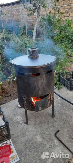 Печь учаг для казана