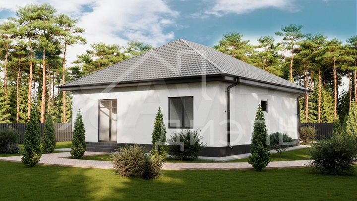 Коттедж 100 м² на участке 6 сот.