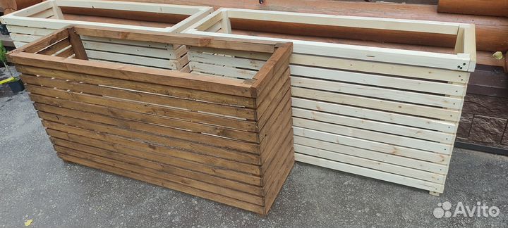 Короб под цветочные тазы