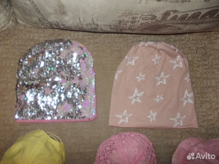 Шапки зима, осень-весна, комплекты, кепки с 4-8лет