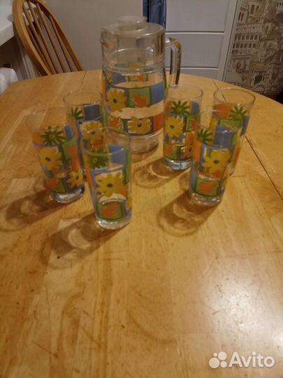 Кувшин + 6 стаканов