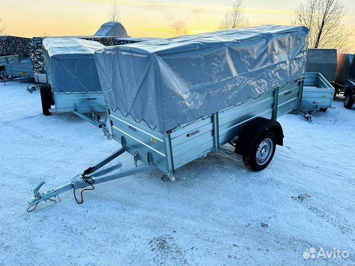 Легковой прицеп Викинг 2,5х1,3 выс.борт