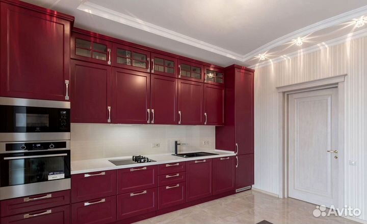 Прямой кухонный гарнитур AGT фасады