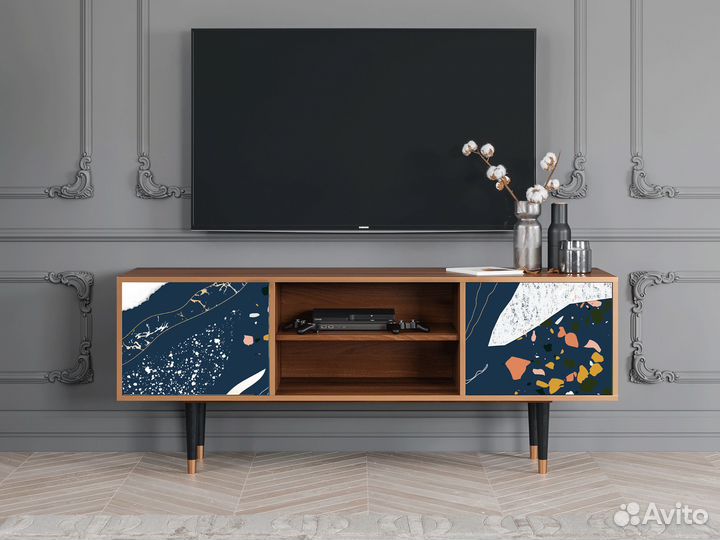 Тв-тумба T2 - Орех - Nude Iceberg