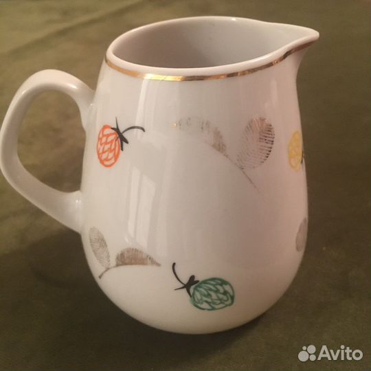 Фарфоровый молочник и сахарница «Пролетарий»ссср