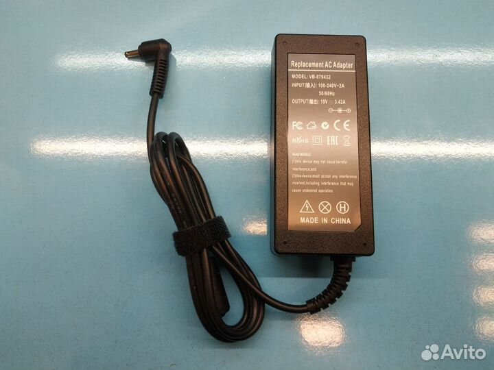 Блок питания ноутбука Dexp 3.5x1.5мм 19V 3.42A 65W