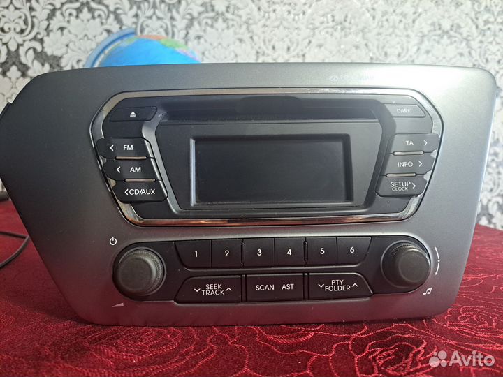 Авто магнитола на kia rio3