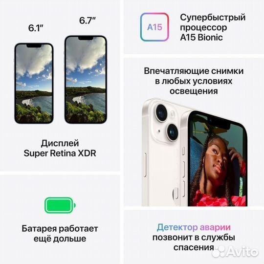 iPhone 14, 256 ГБ