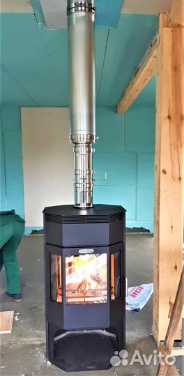 Монтаж дымоходов для котлов, печей, каминов