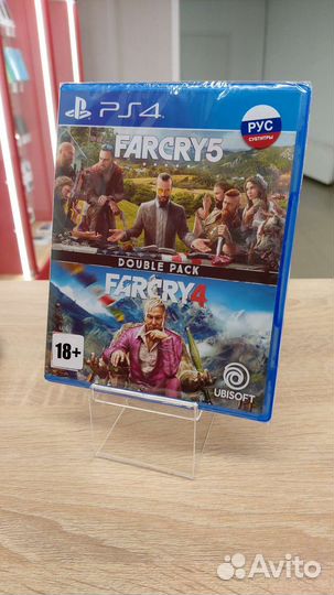 Новый диск PS4 Far Cry 5+Far Cry 4