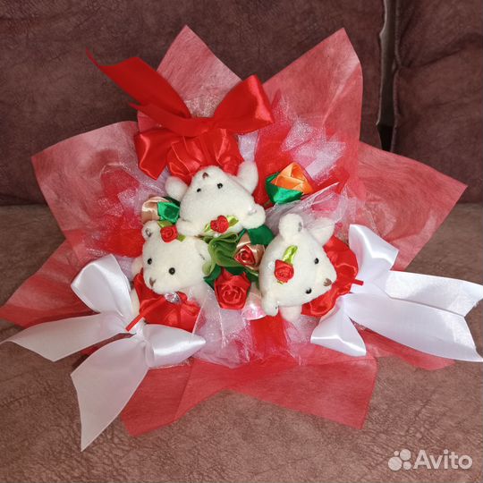 Букет из мягких игрушек