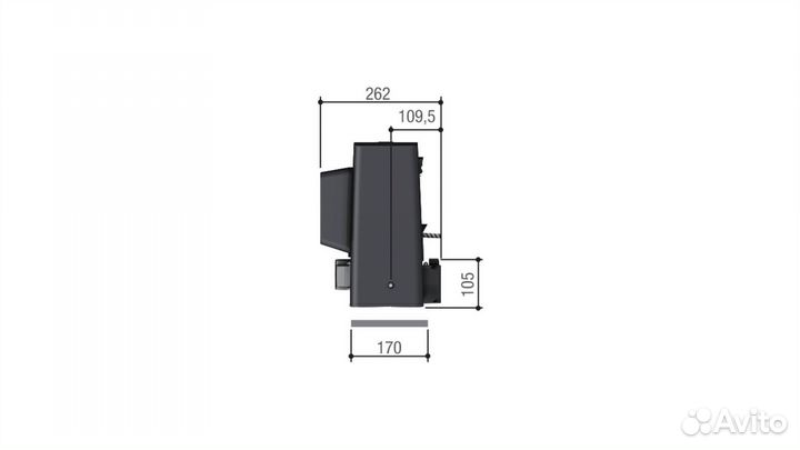 Bks18ags - Привод 230 В для откатных ворот 1800 кг