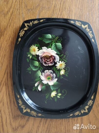 Поднос металлический СССР